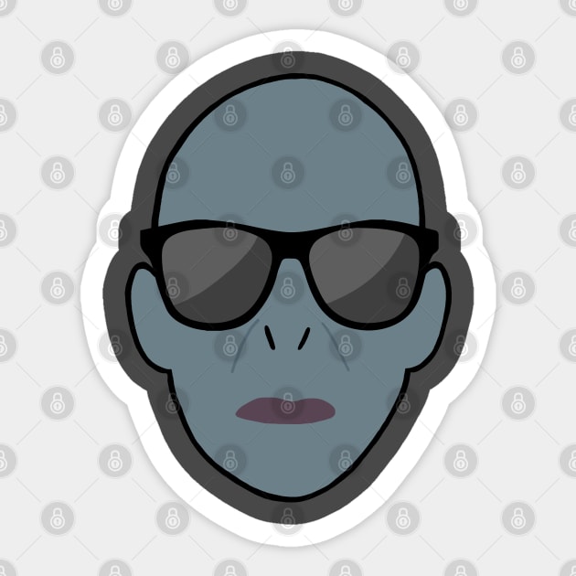 Voldemort in Sunglasses Sticker by DefinitelyNotVoldemort